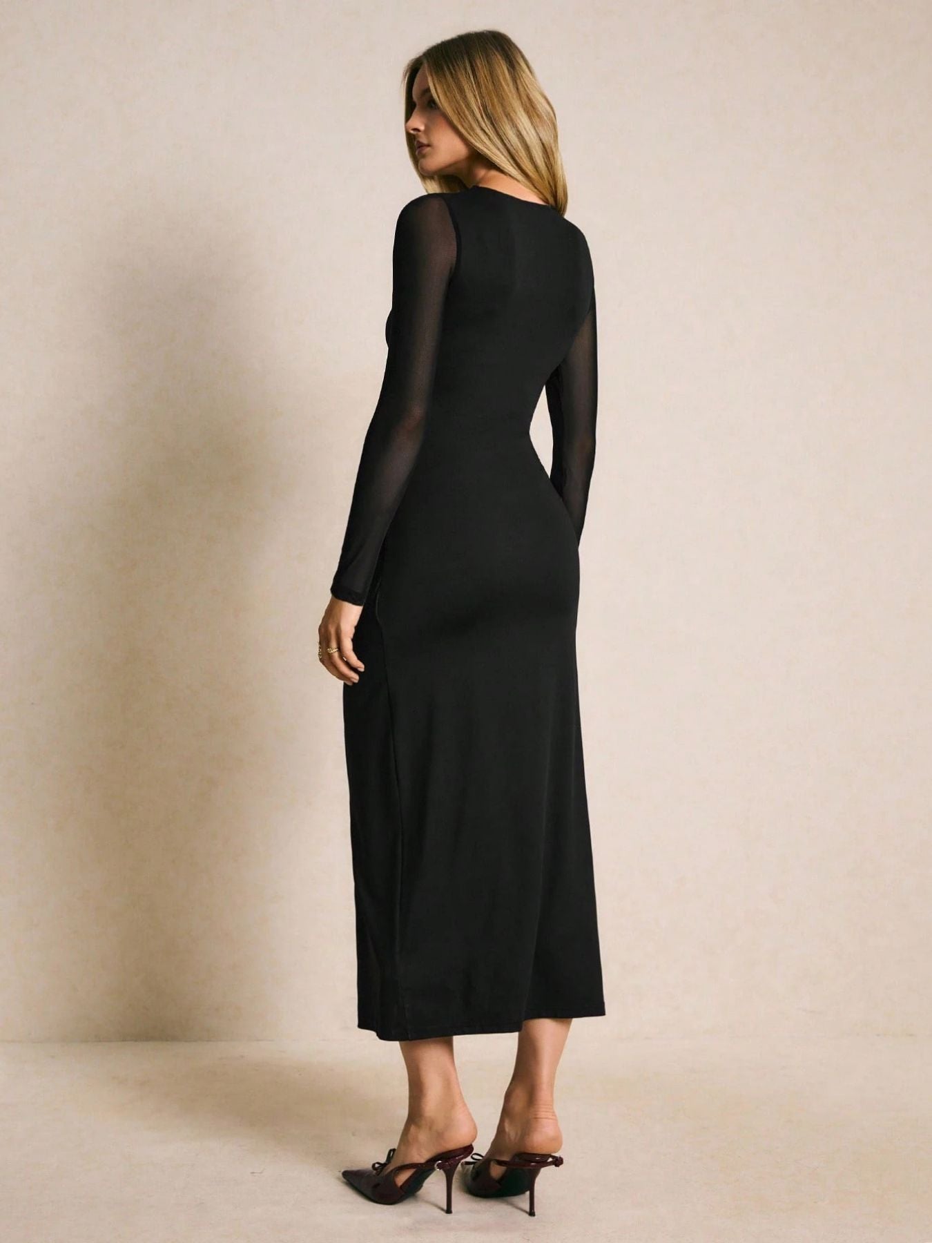 Vestido Largo Noir Élégance