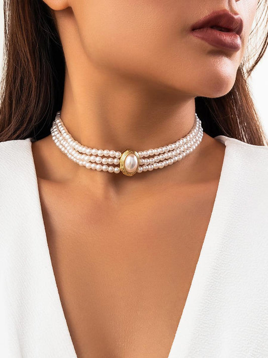 Choker Pearl Lumière
