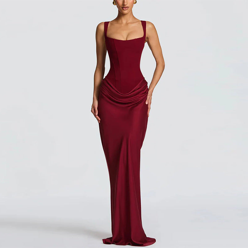 Vestido Largo Ivory Sculpt