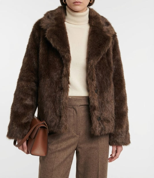 Chaqueta Reversible Pelo Luxe