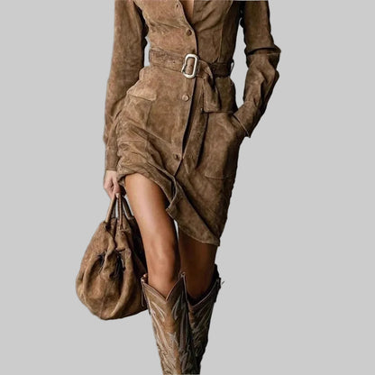 Vestido Camille Suede