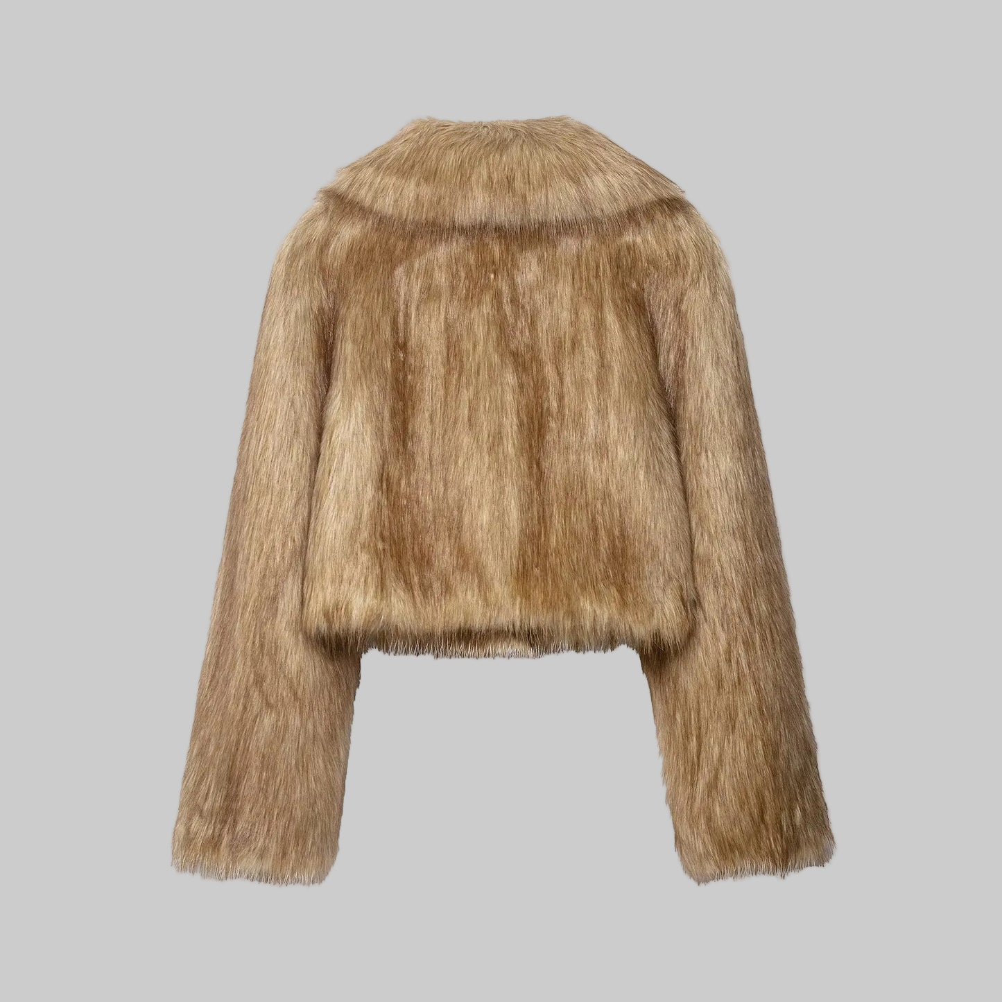 Casual Faux Fur Effect Short Coat for Women