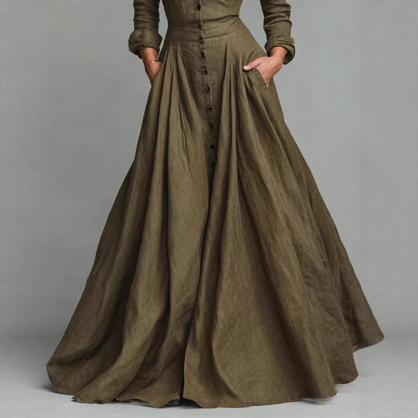 Vestido Largo Chiffon Élise Flow