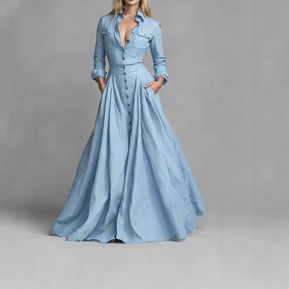 Vestido Largo Chiffon Élise Flow