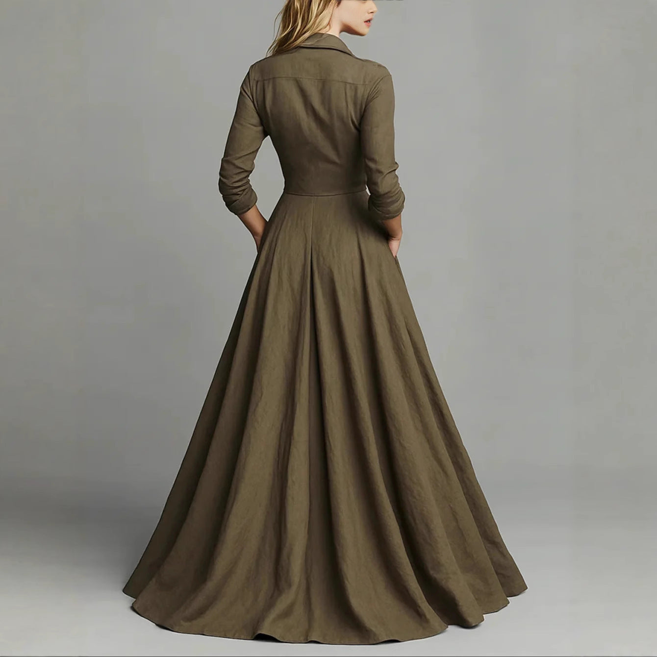 Vestido Largo Chiffon Élise Flow