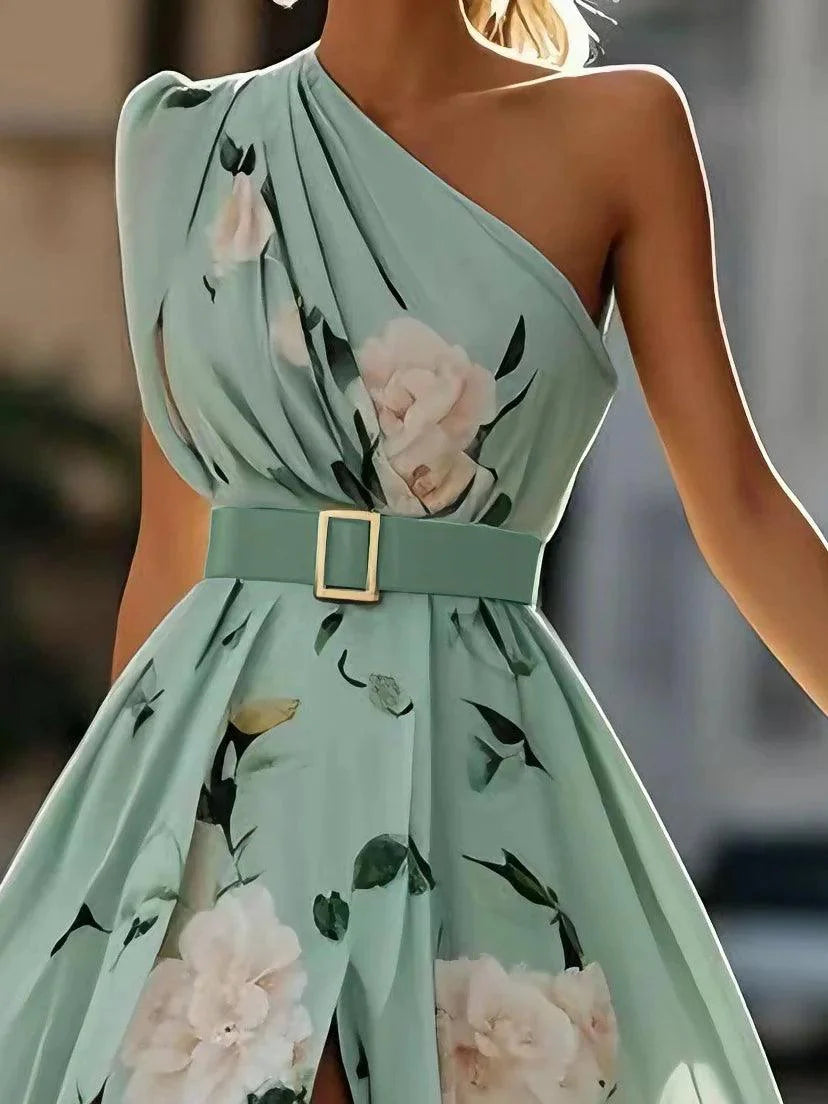 Vestido Maxi Mint Blossom Affair