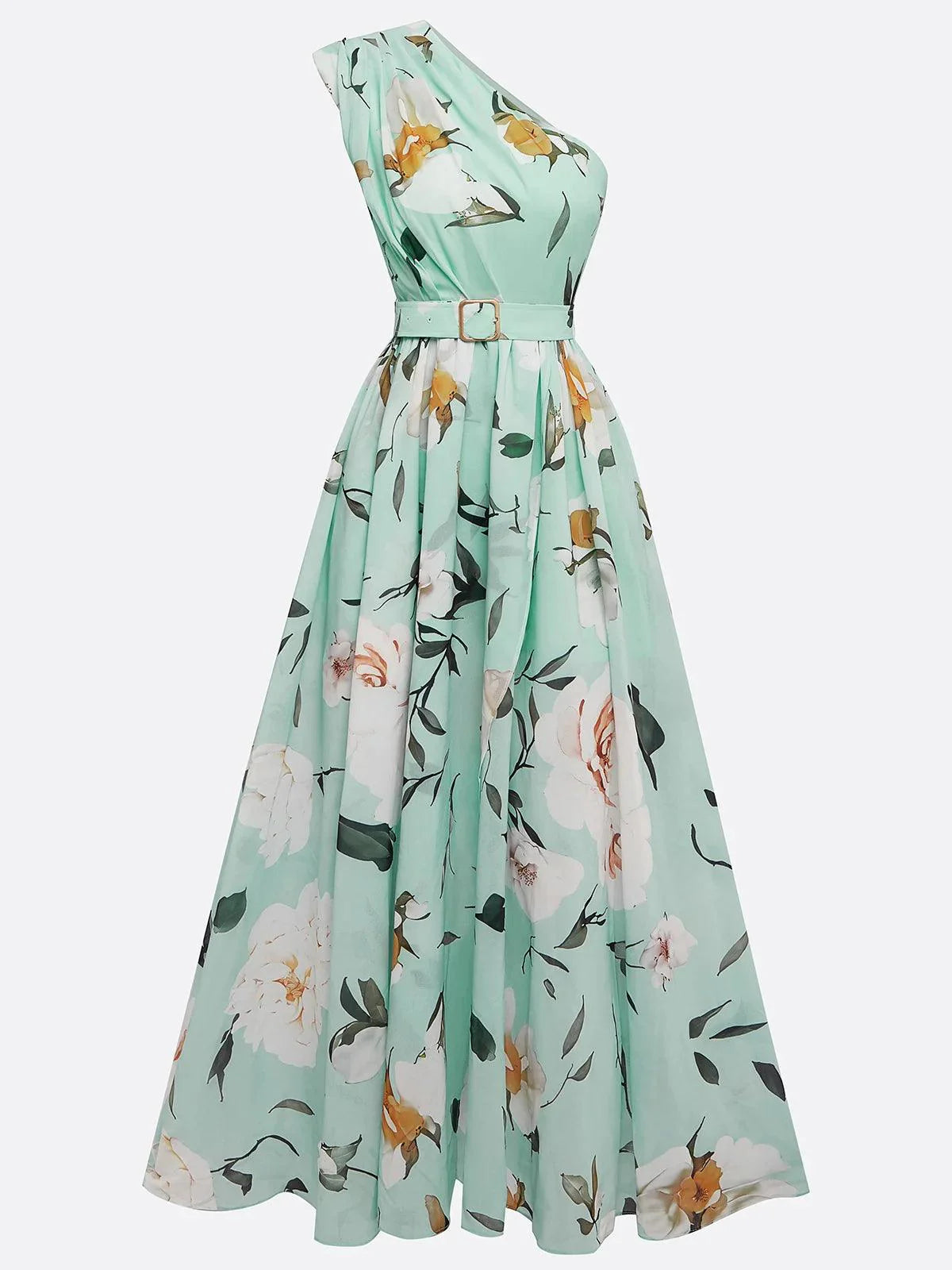 Vestido Maxi Mint Blossom Affair