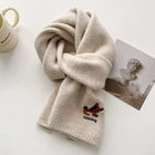 Cute Dog Scarf Beige