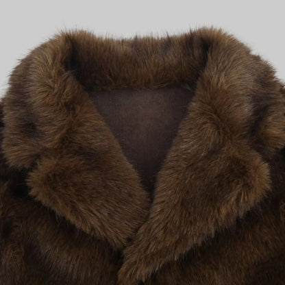 Chaqueta Reversible Pelo Luxe