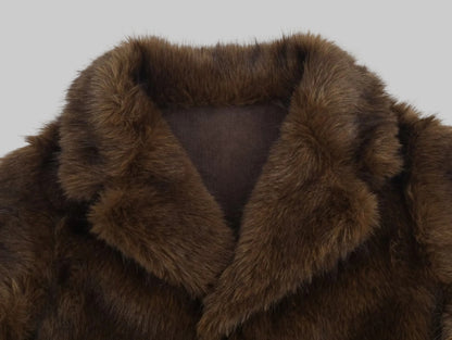 Chaqueta Reversible Pelo Luxe