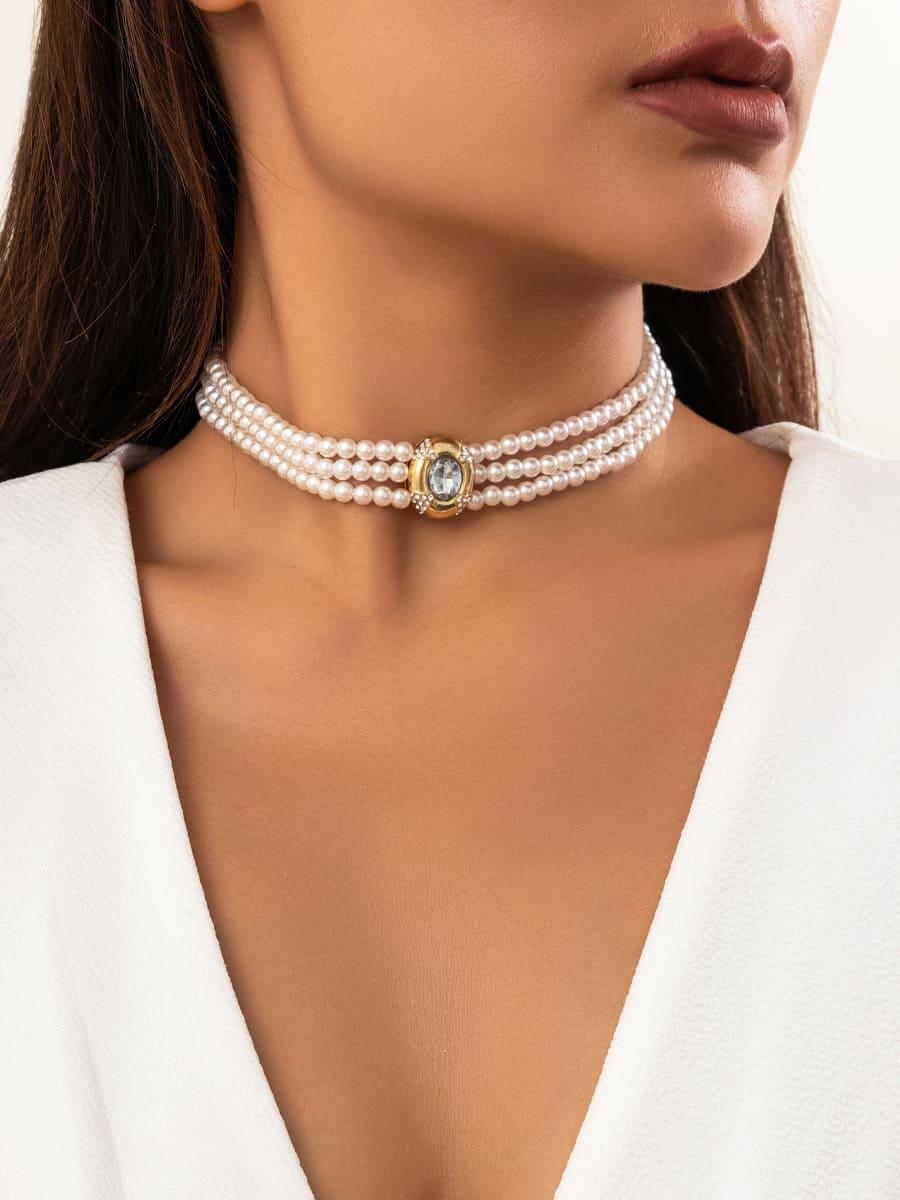 Choker Pearl Lumière