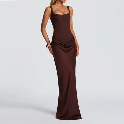 Vestido Largo Ivory Sculpt