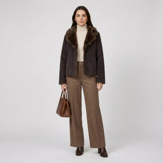 Chaqueta Reversible Pelo Luxe